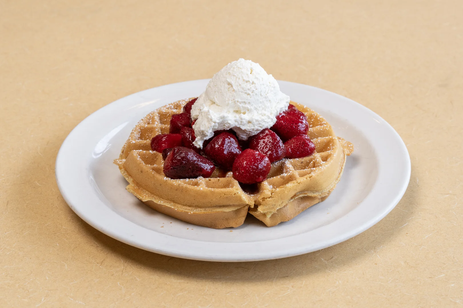 Waffle and Strawberries 12